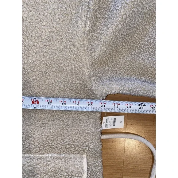 Haven Well Within Beige Sherpa‎ Belted Cozy Jacket Size Small New with Tags Vests